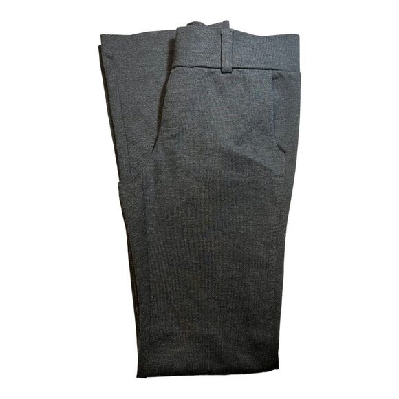 Daisy Fuentes Pants Sz Small Charcoal Heather Gray Wide Elastic Waist Boot Cut - Picture 5 of 10